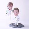 Picture of Custom Bobblehead Doll: Astronaut Couple