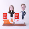 Picture of Custom Bobblehead Doll: Couple Property Agent