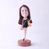 Picture of Custom Bobblehead Doll: Happy Shopping Woman