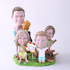 Picture of Custom Bobblehead Doll: BBQ Theme Family