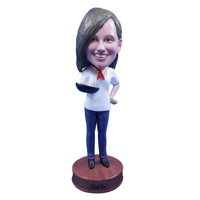 Picture of Custom Bobblehead Doll: Female Chef