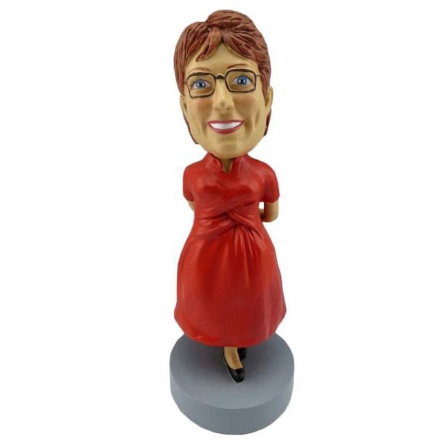 Picture of Custom Bobblehead Doll: Casual Plus Size Woman