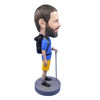 Picture of Custom Bobblehead Doll: Mountain Climber Holding Climbing Stick