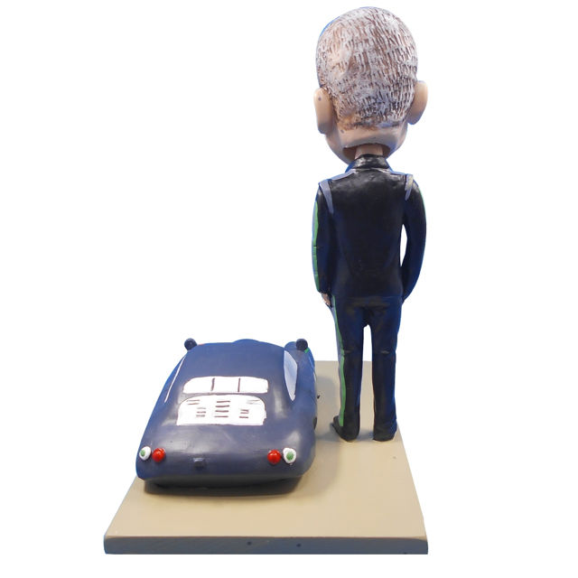 Picture of Custom Bobblehead Doll: Man With Racing Car