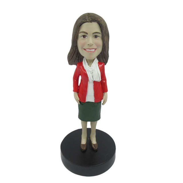 Picture of Custom Bobblehead Doll: Woman With Scarf