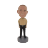 Picture of Custom Bobblehead Doll: Casual Policeman In Brown