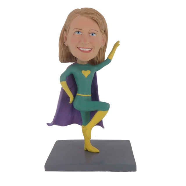 Picture of Custom Bobblehead Doll: Green Super Girl