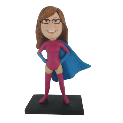 Picture of Custom Bobblehead Doll: Pink Super Girl
