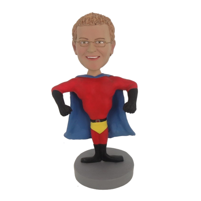 Picture of Custom Bobblehead Doll: Male Muscle Man Superman