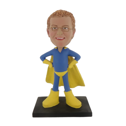 Picture of Custom Bobblehead Doll: Yellow Superman Kid