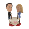 Picture of Custom Bobblehead Doll: Couple Stirring Love Mug