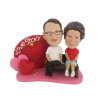 Picture of Custom Bobblehead Doll: Love Story Couple