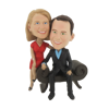 Picture of Custom Bobblehead Doll: Man in Sofa Couple