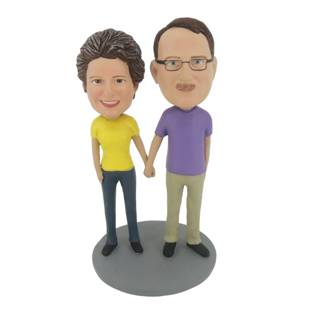 Picture of Custom Bobblehead Doll: Hands In Pocket Couple
