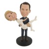 Picture of Custom Bobblehead Doll: Holding Girlfriend Couple