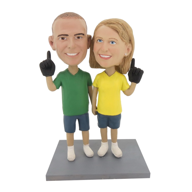 Picture of Custom Bobblehead Doll: We're Number One