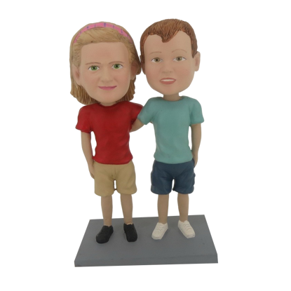 Picture of Custom Bobblehead Doll: Friends Couple