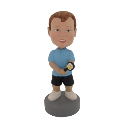 Picture of Custom Bobblehead Doll: Boy Tennis Player