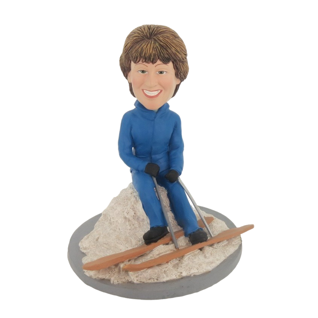 Picture of Custom Bobblehead Doll: Skiing Woman