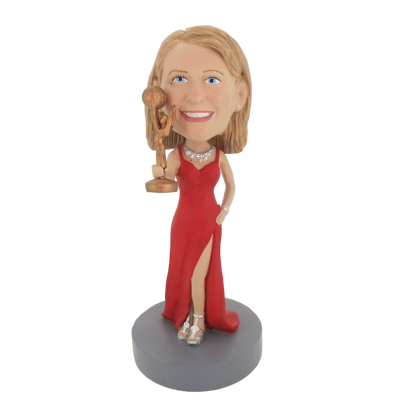 Picture of Custom Bobblehead Doll: Female Super Star
