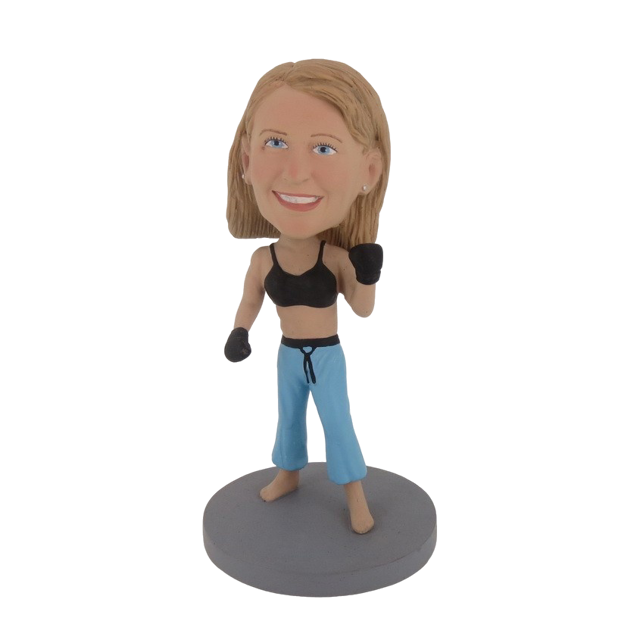 Picture of Custom Bobblehead Doll: Boxing Woman