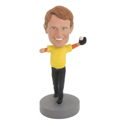Picture of Custom Bobblehead Doll: Catching Baseball Man