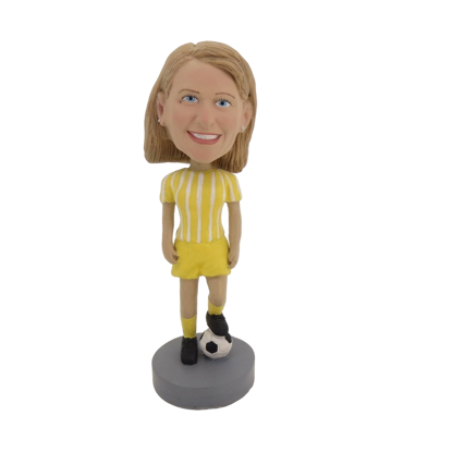 Picture of Custom Bobblehead Doll: Female Soccer Player