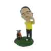 Picture of Custom Bobblehead Doll: Golfer Man With Club