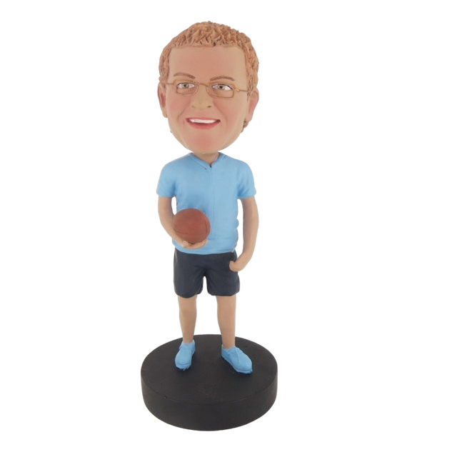 Picture of Custom Bobblehead Doll: Man And Football