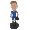 Picture of Custom Bobblehead Doll: Man With Motorcycle Hat