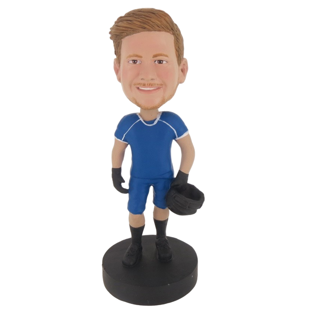 Picture of Custom Bobblehead Doll: Man With Motorcycle Hat