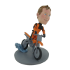 Picture of Custom Bobblehead Doll: Motorcycle Racing Driver