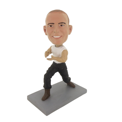 Picture of Custom Bobblehead Doll: Muscle Man Ready Fighting