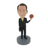 Picture of Custom Bobblehead Doll: Office Man Spinning Basketball