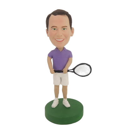 Picture of Custom Bobblehead Doll: Tennis Man