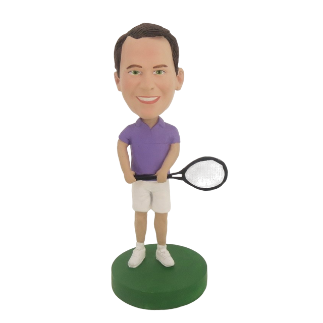 Picture of Custom Bobblehead Doll: Tennis Man