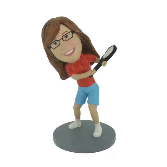 Picture of Custom Bobblehead Doll: Tennis Woman