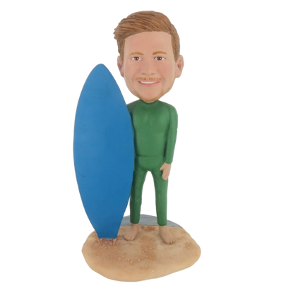 Picture of Custom Bobblehead Doll: Wet Suit Surfer