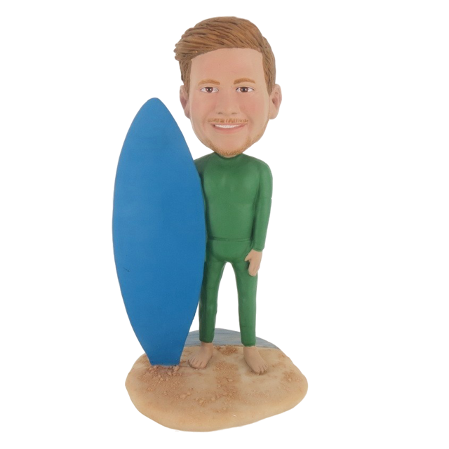 Picture of Custom Bobblehead Doll: Wet Suit Surfer