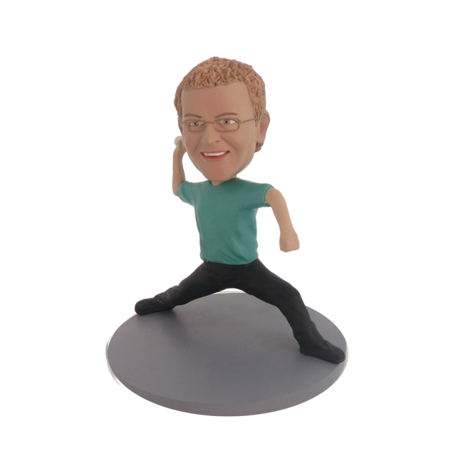 Picture of Custom Bobblehead Doll: Right-Handed Baseball Man