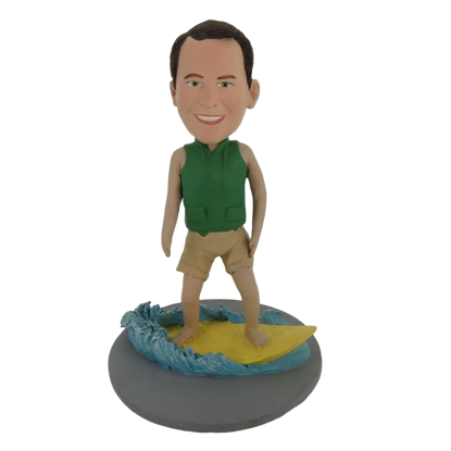 Picture of Custom Bobblehead Doll: Surfer On A Wave