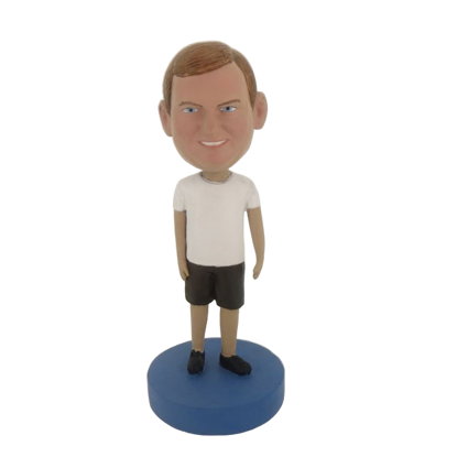 Picture of Custom Bobblehead Doll: Big Boy Ready For Sports