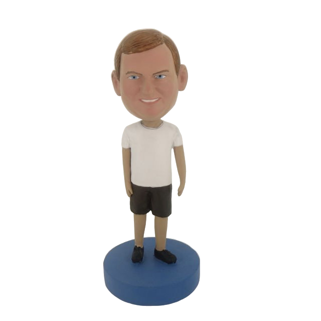 Picture of Custom Bobblehead Doll: Big Boy Ready For Sports