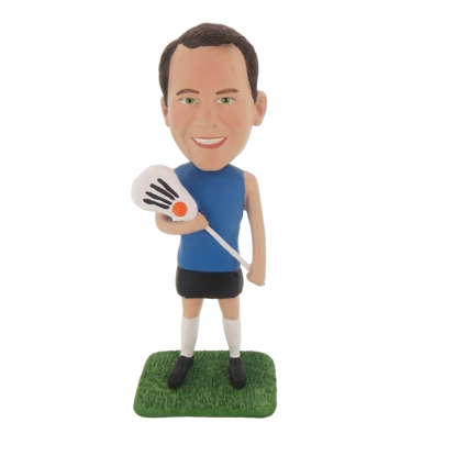 Picture of Custom Bobblehead Doll: Male Lacrosse Player