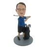Picture of Custom Bobblehead Doll: Male Golfer Mid Swing