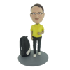 Picture of Custom Bobblehead Doll: Man And Golf Club