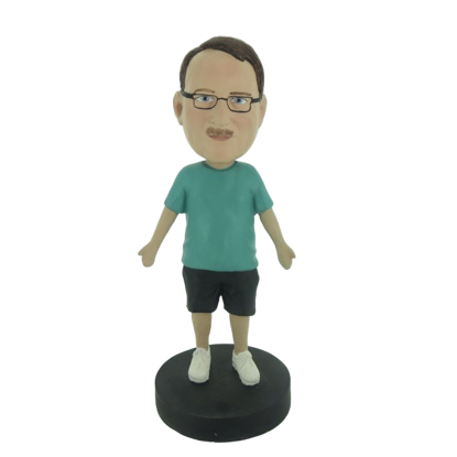 Picture of Custom Bobblehead Doll: Man Going Out For Sports