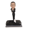 Picture of Custom Bobblehead Doll: Cool Young Lady Standing Beside Sports Car