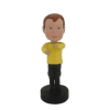 Picture of Custom Bobblehead Doll: Boy In Yellow With Holding Gesture