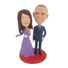 Picture of Custom Bobblehead Doll: Military Man And Bride